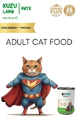 BYPET Yetişkin Kediler İçin Kuzu Etli Konserve Yaş Mama 415 gr x 12 Adet thumbnail 4