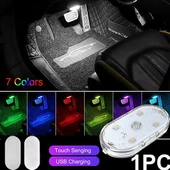 7 Renk Değişebilen Dokunmatik Sensörlü Mini Led Lamba - 2