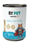 BYPET Yetişkin Kediler İçin Balık Etli Konserve Yaş Mama 415 gr x 12 Adet thumbnail 2