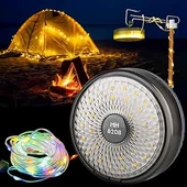 Şarjlı 10 Metre Ledli Şarj Göstergeli 8 Işık Modlu Hareketli Ve Flaşör Modlu Kamp Lambası Led Işık - 1