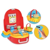 Candy & Ken Market Set Sırt Çantası - Kasiyer Oyuncağı - Market Setleri - Mutfak Oyuncakları - 2