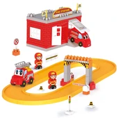 İtfaiye Yol Seti - Lego Oyuncağı - Lego Setleri - Bloklar - Lego Seti - Yarış Seti - 4