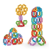 Geometrik Puzzle (96 Parça) - Lego Setleri - Geometrik Oyuncak - Şekilli Lego - Kare Bloklar - 2
