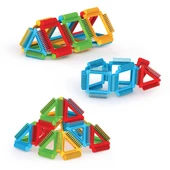Geometrik Puzzle (64 Parça) - Lego Setleri - Geometrik Oyuncak - Şekilli Lego - Kare Bloklar - 3