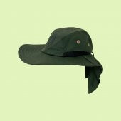 Haki Renkli Ayarlanabilir Özellikli Outdoor Bahçe - Safari Şapkası - 5