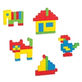 Maxi Tiktak Lego (62 Parça) - Tik-Tak Puzzle - Küçük Bloklar - Maxi Tik Tak Legolar Oyuncak - 2