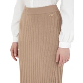 Kadın  Midi Boy Triko Etek thumbnail 4