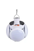 Breen Yuvarlak Solar Led Kamp Lambası – Işıldak – Usb’den / Gün Işığında Şarj- 5 Kanatlı - 2