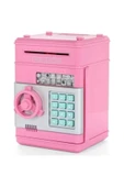 ELBA Şifreli Otomatik Kağıt Para Alan Atm Kasa Kumbara - Pembe thumbnail 4