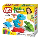 3D Dinozor Oyun Hamur Seti 200 Gr. - Oyun Hamuru Seti - Hamur Setleri - Hamur Kalıpları - 4