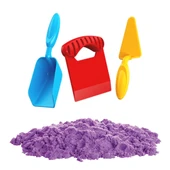 Art Sand Aksesuarlı Mor Oyun Kumu 1000 Gr. - Kinetik Kum Seti - Natural Kum - Doğal Kum - 3