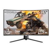 Koorui 1ms 170Hz 31.5" 2560x1440 QHD Curved Gaming Monitör G3221SC - 1