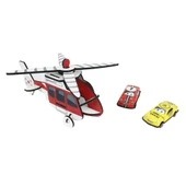Ahşap Asansörlü Otopark - Üç Katlı Garaj Seti - Hotwheels Garaj Seti - Otopak Seti - Kaydıraklı Garaj - 3