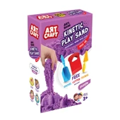 Art Sand Aksesuarlı Mor Oyun Kumu 1000 Gr. - Kinetik Kum Seti - Natural Kum - Doğal Kum - 2