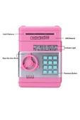 Ferminex Şifreli Otomatik Kağıt Para Alan Atm Kasa Kumbara Pembe thumbnail 3
