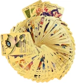 Orijinal Pokemon Kart Gold Serisi 165'li Paket - Pokemon Oyun Kartları - Pikachu Koleksiyonluk Kartı thumbnail 6