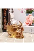 TEEMOOD PIRATE PARROT Kafatası Sürahisi Kafatası Şişesi Cam Mantarlı 550 ml Skull Head Cam Sürahi thumbnail 3