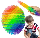 Orijinal Morf Flexi Fidget Stres Oyuncağı Worm fidget Stres Giderici Solucan Stres Yay - Gökkuşağı thumbnail 9