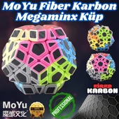 Orijinal MoYu Fiber Karbon Megaminx Küp - Moyu Speed Cube - Moyu Fiber Karbon Megaminx Zeka Küpü - Zeka Küpü - Rubik Küp - 1