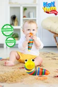 Söktak Eğlenceli Tırtıl Oyuncak - Stres ve Anksiyete Giderici Montessori Tırtıl Oyuncağı - Renkli Tırtıl - 8