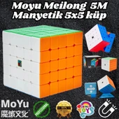Orijinal MoYu Meilong 5x5 Manyetik Küp 5M - Moyu Speed Cube - Moyu 5x5 Zeka Küpü - Zeka Küpü - Magnetic Cube - 1
