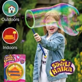 Sihirli Halka Oyunu - Baloncuk Çıkaran Büyük Halka - Sihirli Halka Solüsyonlu - Köpük Halkası - Köpük Oyunu - 1