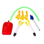 Air Rocket İkili Seti - Roket Oyuncak - 4 Roket Ve Havalı Roketatar - İkili Açık Hava Oyuncağı - Airrocket - 8