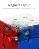 Orijinal MoYu Meilong 5x5 Manyetik Küp 5M - Moyu Speed Cube - Moyu 5x5 Zeka Küpü - Zeka Küpü - Magnetic Cube - 3