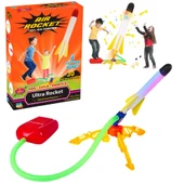 Air Rocket Tekli Seti - Roket Oyuncak - 2 Roket Ve Havalı Roketatar - Tekli Açık Hava Oyuncağı - Airrocket - 1