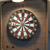 12 inc. İğneli Dart Tahtası Seti (29 cm.) - Oyuncak Dart Seti - İğneli Dart Oyuncak - Dart Oyunu Seti - 5