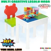 Multi Creative Blok Masa Seti - Slide Blocks - Lego Oyuncakları - Yaratıcı Top Oyunu - Creative Lego thumbnail 1