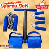 Profesyonel Sporcu Kiti - Profesyonel Sporcu Seti - Atlama İpi, Kol Yayı, El Yayı - Vücut Geliştirme Seti - 1