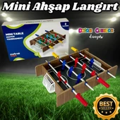 Ahşap Mini Langırt Seti - Ahşap Oyuncak - Futbol Oyuncakları - Top Oyuncak Langırt Setleri - Langırt Oyuncakları - Ahşap - 1