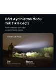 Bx6166fl 3w Led 368 Metre Uzun Menzilli Şarjlı El Feneri 1500 Lümen Çok Modlu Işıklı Kamp Feneri thumbnail 6