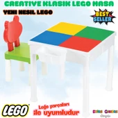 Mega Classic Creative Blok Masa Seti - Klasik Lego Masası - Slide Blocks - Creative Lego Oyuncakları - Lego Klasik Masa - 1