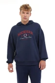 Lumberjack Ade 16blo-04 Kapsonlu Erkek Sweat - Lacivert - 1