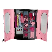 Cindy Doll Aksesuarlı Gardırop Açık Pembe - Barbie Dolap - Barbie Giysi Dolabı - Barbie Gardırop - Gardrop - 2