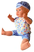 Oynar Gözlü Türkçe Konuşan Berke Kel Et Bebek 60 Cm. - Konuşabilen Bebek - Kel Büyük Bebek - 6