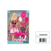 Anlily Makyah Masalı Bebek Seti - Barbie Oyuncak Bebek - Barbie Bebek - Bebek Oyun Evleri İçin Bebek - Makyaj Bebek Seti - 2