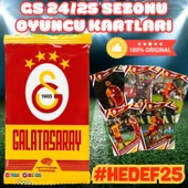 Mythos Cards Galatasaray 24/25 Oyuncu Karları - GS Oyuncu Kartları - Futbolcu Kartları - Galatasaray #Hedef25 - 1