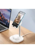 Ch-0530 20w Kablosuz Telefon Ve Kulaklık Şarj Standı-beyaz thumbnail 7