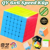 Orijinal Lüx QY 6x6 Speed Küp - QiYi 6x6 Küp - Akıl Küpü - Orjinal QY Speed Küp - Zeka Küpü - 1