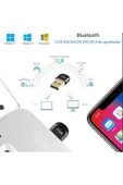 Bluetooth USB Adaptör Versiyon 5.4 Stick Dongle (EDR & BLE) Windows 11/10/8.1/7 Uyumlu - 2