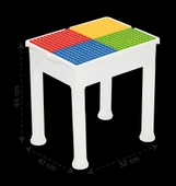 Multi Creative Blok Masa Seti - Slide Blocks - Lego Oyuncakları - Yaratıcı Top Oyunu - Creative Lego thumbnail 2