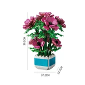 Mikro Blok Şakayık Çiçeği 1113 Parça - Lego Setleri - MEGA Lego - Çiçek Lego - MEGA Çiçek Lego - Mikro Bloklar - 2