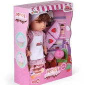 Senoş Pasta Yiyor - Türkçe Konuşan Senoş Et Bebek - Konuşan Bebek - Senoş Bebek - Pasta Et Bebek - Kumral - 3