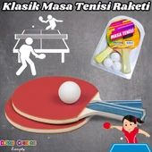 Klasik Masa Tenisi Raketi - Okul İçin Masa Tenisi Raketi - Tenis Oyuncakları - Masa Tenisi Oyunu - Raket - 1