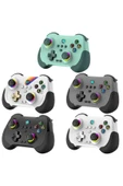 Z01 PC/PS4/PS3/IOS/Switch/Android Telefon TV Tablet Titreşimli RGB Bluetooth Joystick Gamepad thumbnail 7