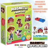 Magnetli Çiftlik Seti - Magnetli Farm Set - Magical Magnet - Çiftlik Oyunu - Hayvanlı Magnetler - Hayvanlar - 1