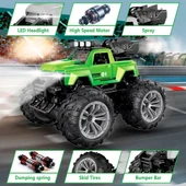 Smoke R/C Araba Yeşil - Uzaktan Kumandalı Duman Atan Araba - Dumanlı Kumandalı Araba - Uzaktan Kumandalı Araba - 5